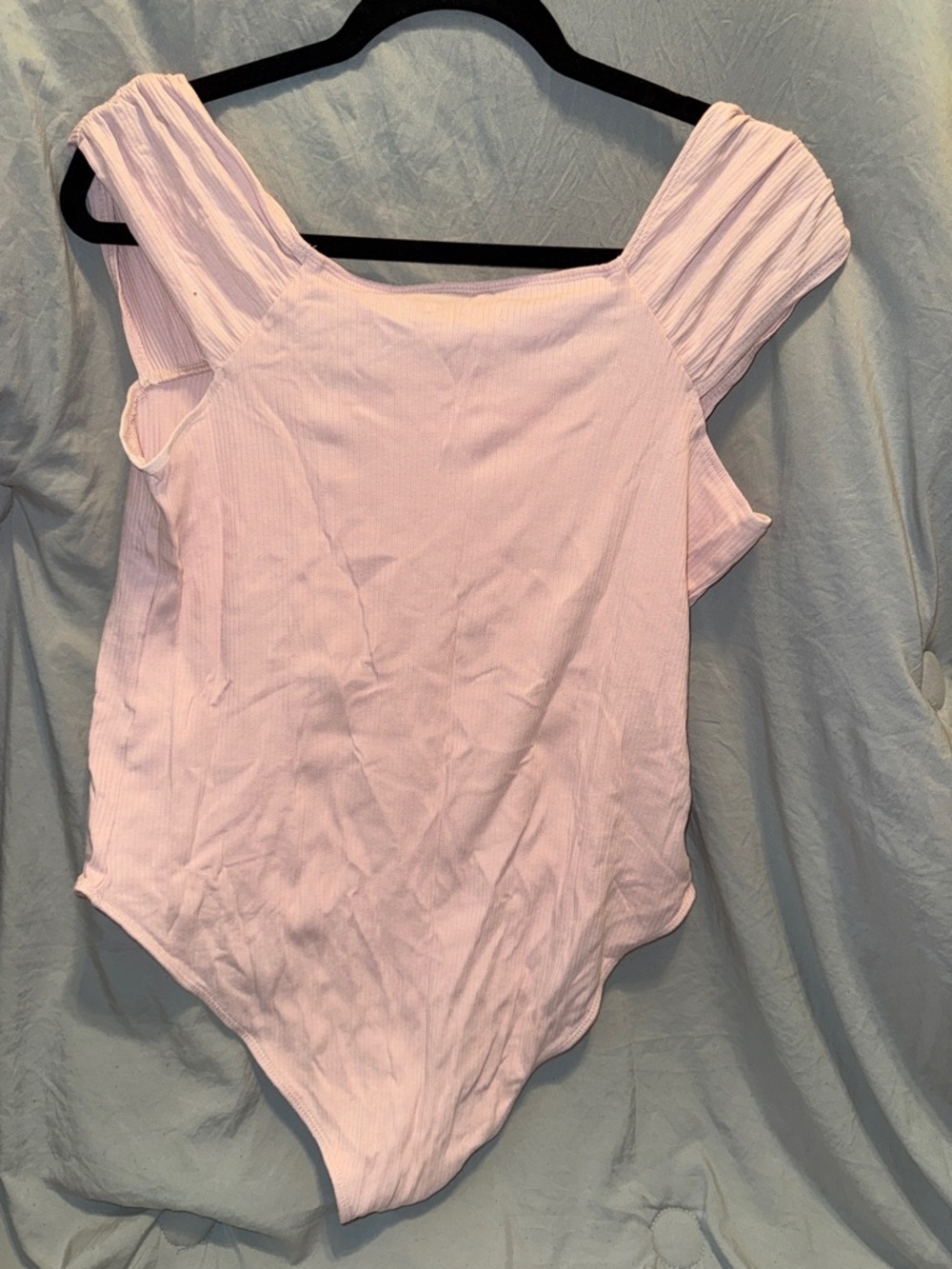 Maurice’s Everyday Ribbed Pink Bodysuit - Women Tops - Picture 3 of 4